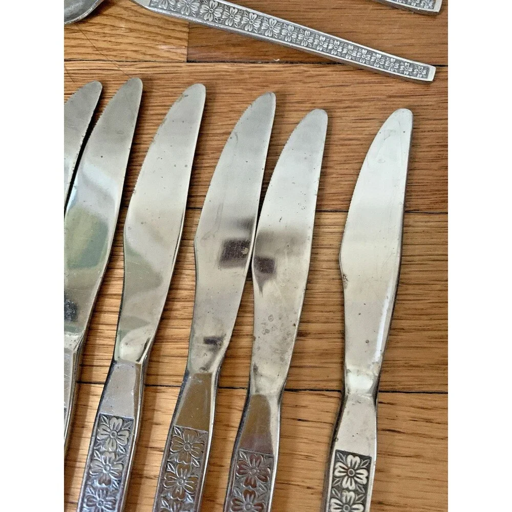 MCM Riviera Torino Stainless Steel Flatware Set 12 pcs, Japan – Knives & Spoons
